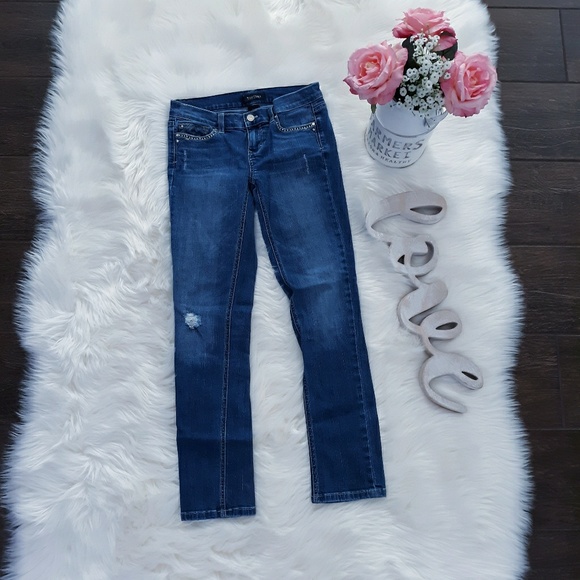 White House Black Market Denim - White House Black Market Distressed Jeans